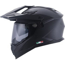 Resim SWAY SW X65 Matt Black Adventure Kask 
