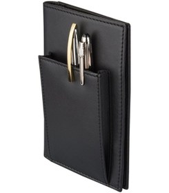 Resim 2K DERİ KALEMLİK NOTLUK CÜZDAN KLM-2 SİYAH 10X15,5 CM 