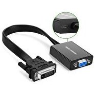 Resim Ugreen DVI Erkek to VGA 24+1 Dişi Dönüştürücü Adaptör 