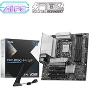 Resim MSI PRO B860M-A WIFI 8600MHz (OC) DDR5 Soket LGA1851 M.2 HDMI DP Thunderbolt mATX Anakart 