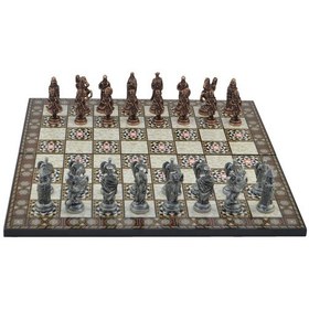 Resim Gifthome Metal Satranç Takımı-seti battal osmanlı ve bizans antik K 