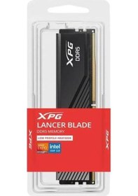 Resim Xpg Lancer Blade 8gb Ddr5 5600mhz Soğutuculu Cl46 Black Pc Ram Ax5u5600c468g-slabbk 