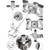 Resim Snaiker X-3000G Bakir Sargı 6 Kademe Devirli Ayarlı Elektrikli Alçı Boya ve Harç Karıştırıcı Mikser 