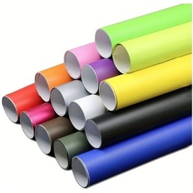 Resim Sunshine022 Silvery 50x300 Cm Hava Çıkışlı Mat Vinil Araç Kaplama Rulosu 