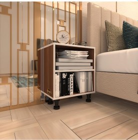 Resim Kenzlife Komodin Matti Cvz 48 40 40 Ayarlı Ayaklı Komidin Kitaplık Cordoba 