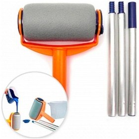 Resim DamLatmayan Boya Rulosu Saplı Boyacı Rulo Fırça Seti Pintar Facil 