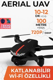 Resim beboncool Aerial UAV 15DK Uçuş 1080P HD Katlanır Mini Drone 
