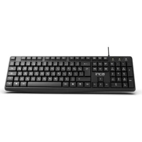 Resim Inca IK-275QU Multimedya Soft Touch Black Keyboard (Kablo Uzunluğu 1,35 Mt) (10 Milyon Tuştıklama) 