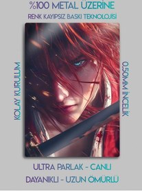 Resim Rurouni Kenshin, Anime - Metal Tablo 