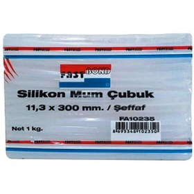 Resim Fast Bond Silikon Mum Çubuk Yapıtırıcı 11.3 MM X 300 MM 1 KG 