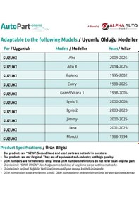 Resim Toyota Ve Suzuki İçin Döşeme Klipsi- 50 Adet 