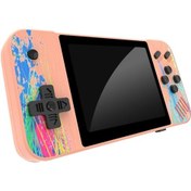 Resim G3 Macaron 3.5 İnch Screen Handheld Game Console Built-in 800 Games Pink 