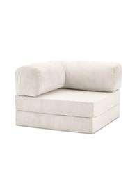 Resim Legom Koltuk Berjer Uzanma Koltuğu Tek Kişilik Kanepe Yatak Krem 