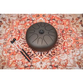 Resim Meinl Sonic Energy STD1VB Steel A-minor 12'' Tongue Drum (Vintage Brown) 