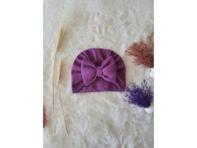 Resim Seher Bebe Butik Kız Çocuk & Bebek Fiyonklu Bone 2'li Set 