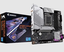 Resim GIGABYTE B760M AORUS ELITE AX WIFI-6E DDR5 HDMI DP PCIe 16X v5.0 1700p mATX Gigabyte