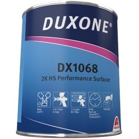 Resim Duxone Dx1068 Gri Hs Performance Surfacer Performans Astarı 1 Litre 
