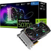 Resim PNY GeForce RTX 5070 Ti GDDR7 16GB ARGB OC Siyah Ekran Kartı (VCG5070T16TFXXPB1-O) 