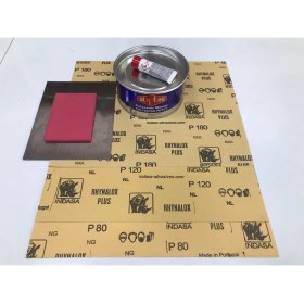 Resim Sintaş Polyester Macun 500 gr Set 3 Adet Zımpara-Çelik-Macun Lastiği 