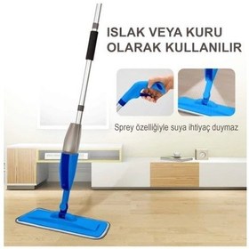 Resim Flora Water Sprey Mop Su Hazneli 300 ML + Yedek Bez 