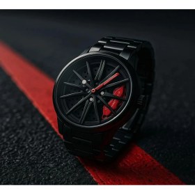 Resim G-Sport POLO Çelik İç Kadran Dönen Jant Spor Araba Modeli Erkek Kol Saati 
