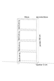 Resim yamandekorasyon Defne Çok Amaçlı Kiler Dolabı 