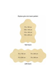 Resim Tappeto Re x Tavşanı Post Peluş Vizon 