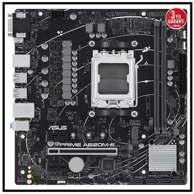 Resim Asus Prıme A620m-e-csm, 2xddr5, 1x M.2, D-sub, Dp, Hdmı, Am5 Soket Anakart 