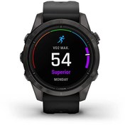 Resim Epix Pro S Gen 2 Sapphire Karbon Gri DLC Titanyum Akıllı Saat Garmin