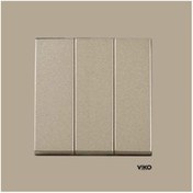 Resim VİKO Bronz Novella Trenda Üçlü Anahtar (Mekanizma Dahil) (VK-92005268) 