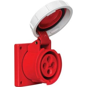 Resim Mete Enerji 406508v 4x16a Ip67 Makine Prizi -düz-vidalı Bağlantı 380-415 V 