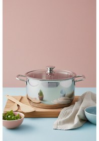 Resim Gökdil Bonera Omega 26x14 Cm 18/10 Tekli Derin Paslanmaz Çelik Tencere Gümüş 