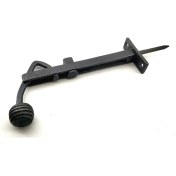 Resim Antika Tarz Dekoratif Pirinç Ayarlı Panjur Stoperi - 150X55 Mm, Oksit 