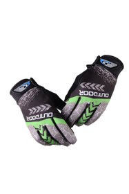 Resim Sortie Eldiven Uzun Parmak Likralı Yeşil 