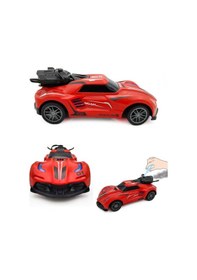 Resim Kuzgun X Pro Kırmızı Şarjlı Uzaktan Kumandalı Duman Efektli Yarış Arabası Full Fonksiyon Drift Aracı 