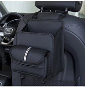 Resim Chuangyinshop H811e 2si1 Araç Koltuğu Depolama Çantası Katlanır Çöp Kutusu Ve Mendillik 