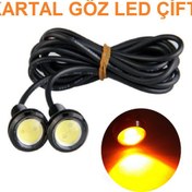 Resim Kartal Göz Led Ayna Altı Civatalı Sarı 18 MM Diğer