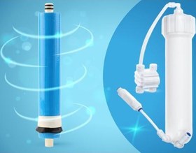 Resim Su Arıtma Cihazı Membran Housıng Seti + Ekonomik Membran 