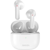 Resim Shaza Air7 Plus 4 Mikrofonlu Enc 320 Mah Şarj Kapasitesi Tws Bluetooth Kulaklık Beyaz 