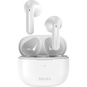 Resim Shaza Air7 Plus 4 Mikrofonlu Enc 320 Mah Şarj Kapasitesi Tws Bluetooth Kulaklık Beyaz 