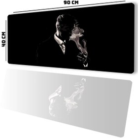 Resim Sonic Touch SonicTouch UltraGrand Tommy Shelby Sigara Dumanı Peaky Blinders Dikişsiz Xxl Gaming Oyuncu Masaüstü 