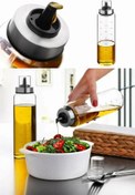 Resim Damlatmaz Isıya Dayanıklı 500ml Borasilikat Cam Yağlık Yağdanlık Ve Sirkelik 