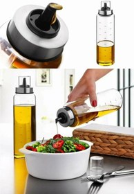 Resim Damlatmaz Isıya Dayanıklı 500ml Borasilikat Cam Yağlık Yağdanlık Ve Sirkelik 