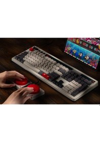 Resim 8bitdo Retro N Edition Mekanik Klavye Bluetooth/2.4g/usb-c Kablosuz Oyuncu Klavyesi Lisanslı 