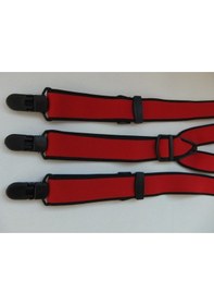 Resim Kırmızı Pantolon Askısı 3 Cm Genişliğinde Kırmızı 