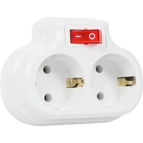 Resim Genel Markalar 2'li Anahtarlı Priz Golyat 