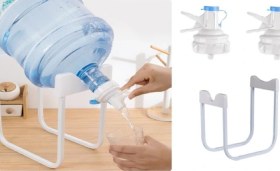 Resim Damacana Musluk Başlığı Ve Metal Ayak Stand Seti 5224 Çok Renkli 