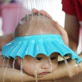 Resim Bebek Banyo Şapkası Mavi 
