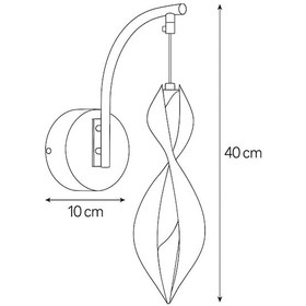 Resim Mars Krom Aplik Elektrikli Krom 