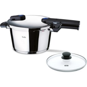 Resim Fissler Vitaquick Enerji Tasarruflu 6 Litre Düdüklü Tencere Paslanmaz Çelik Tekli Gümüş 